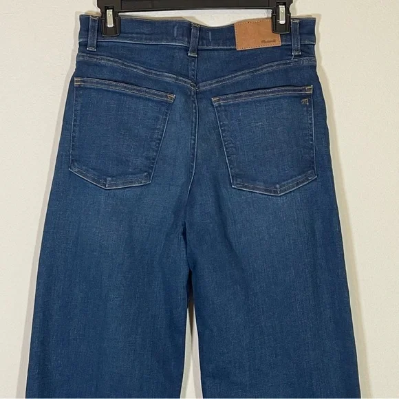 Madewell NWT Petite Perfect Vintage Wide-Leg Jeans Size 27P in Pipestone Wash - Picture 14 of 16